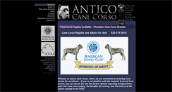 Desktop Screenshot of anticocanecorso.com