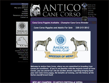 Tablet Screenshot of anticocanecorso.com